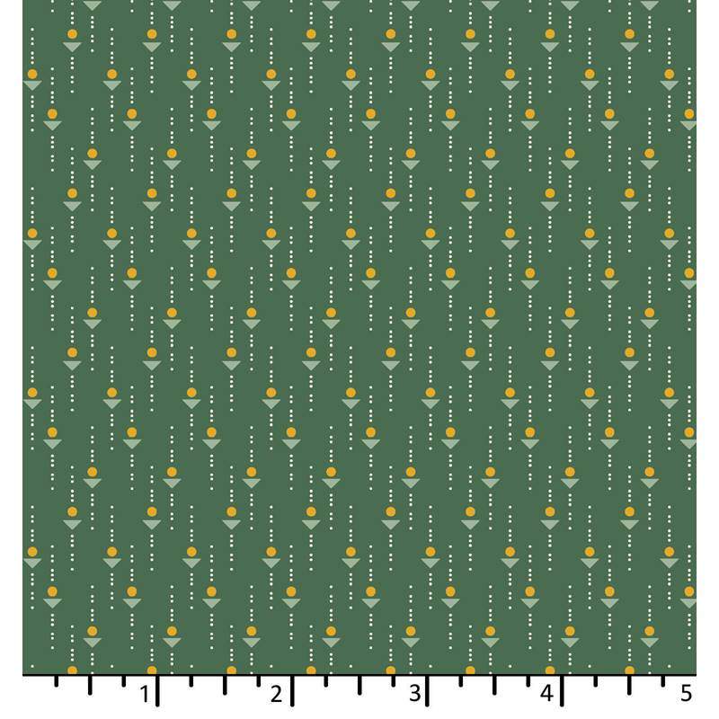 EQP Forward to the Past - Catch & Release - Ocean, tessuto verde con piccoli disegni geometrici EQP Textiles - Ellie's Quiltplac EQP Forward to the Past - Catch & Release - Ocean, tessuto verde con piccoli disegni geometrici EQP Textiles - Ellie's Quiltplac