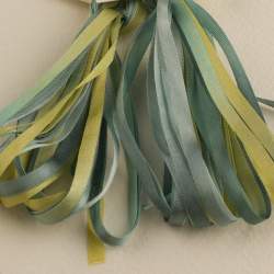 Nastro di Seta sfumato, Montano Paua Shell - Silk Ribbon, Treenway Silks Treenway Silks - 2