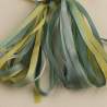 Nastro di Seta sfumato, Montano Paua Shell - Silk Ribbon, Treenway Silks