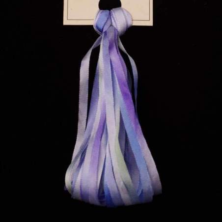 Nastro di Seta sfumato, Montano Abalone - Silk Ribbon, Treenway Silks