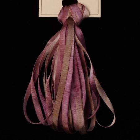 Nastro di Seta sfumato, Montano Eucalyptus Bark - Silk Ribbon, Treenway Silks