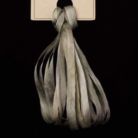 Nastro di Seta sfumato, Montano Desert Green - Silk Ribbon, Treenway Silks