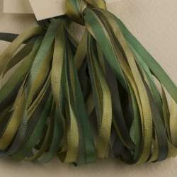 Nastro di Seta sfumato, Montano Cedar - Silk Ribbon, Treenway Silks Treenway Silks - 2