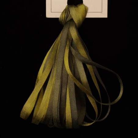 Nastro di Seta sfumato, Montano Canadian Fir - Silk Ribbon, Treenway Silks