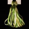Nastro di Seta sfumato, Montano Spring Green - Silk Ribbon, Treenway Silks