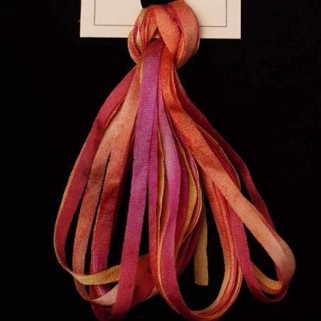 Nastro di Seta sfumato, Montano Autumn Mums - Silk Ribbon, Treenway Silks