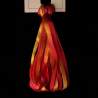 Nastro di Seta sfumato, Montano Red Hot Poker - Silk Ribbon, Treenway Silks