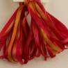 Nastro di Seta sfumato, Montano Red Hot Poker - Silk Ribbon, Treenway Silks