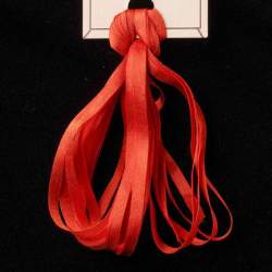 Nastro di Seta Tinta Unita, 9513 Persimmon - Silk Ribbon, Treenway Silks