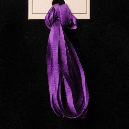 Nastro di Seta Tinta Unita, 957 Italian Plum - Silk Ribbon, Treenway Silks