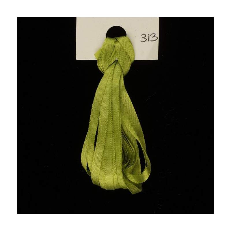 Nastro di Seta Tinta Unita, 313 Midori - Silk Ribbon, Treenway Silks Treenway Silks - 1 Nastro di Seta Tinta Unita, 313 Midori - Silk Ribbon, Treenway Silks Treenway Silks - 1