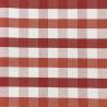 Tessuto Tinto in filo a Quadretti Panna e Bordeaux