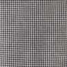 Tessuto Tinto in filo a Quadretti Bianco e Nero