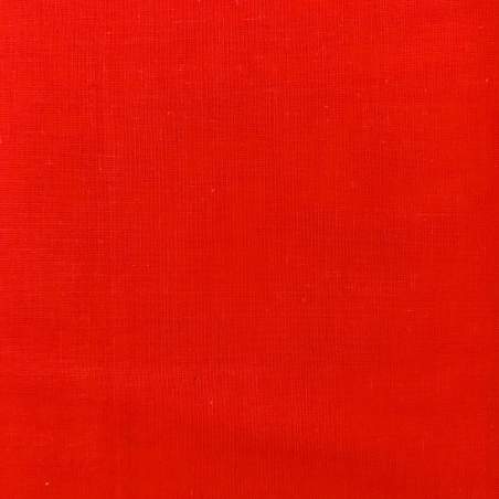 Tessuto Tinto in filo Rosso Tinta Unita Roberta De Marchi - 1