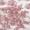 Tessuto Stampato 'Toile de Jouy' Rosso per Arredamento Stim Italia srl - 2