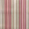 Tessuto Stampato Righe Rosa Rosso e Beigeper Arredamento Stim Italia srl - 1