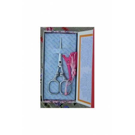 Sajou, Forbici Piccole con Charm Rosa a tema Tour Eiffel