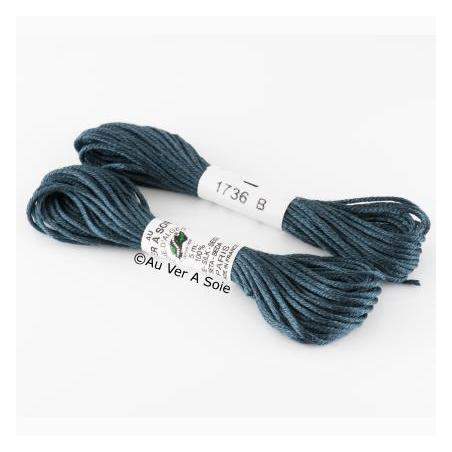 Au Ver a Soie, Filato da ricamo in seta Soie d'Alger, 1736