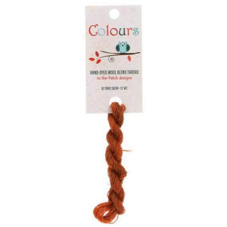 In the Patch Designs, Filato da Ricamo in Lana, Colours Wool Thread- Prim Pumpkin