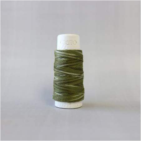 Filo Sashiko Sfumato Forest Moss 100% Cotone Hidamari di Cosmo