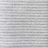 Tessuto 100% Lino, Bianco con Righe Ecru