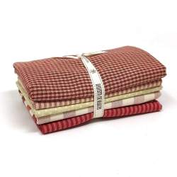 Bundle Christmas Love, Pacchetto 5 tessuti 55x45 cm RDM - 1