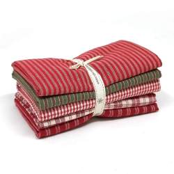 Bundle Christmas Love, Pacchetto 5 tessuti 55x45 cm RDM - 1