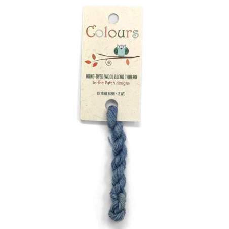 In the Patch Designs, Filato da Ricamo in Lana, Colours Wool Thread- Praire Blue