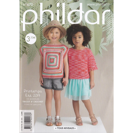 Phildar, Summer Kids n.670 - Primavera/ Estate 2017 Phildar - 1