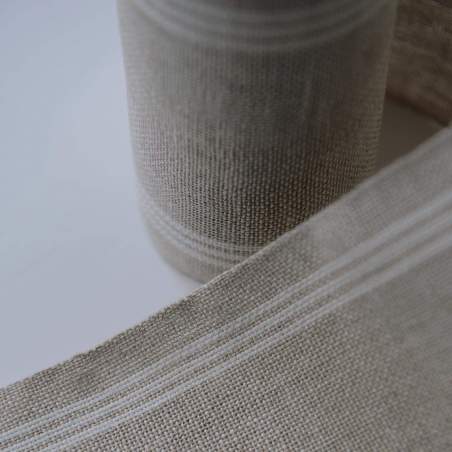 Vaupel & Heilenbeck, Banda Ecru con Righe Bianche 9020/200