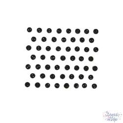 Dress It Up, Bottoni Decorativi- Micro Mini Round Black