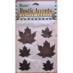 Darice, Rustic Accents Rustic Shape- Tin Maple Leaf