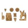 Lynette Anderson Designs, Bottoni Legno- Button Pack ''Love to Sew'
