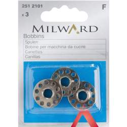 Milward, 5 Bobine universali in metallo per macchine Milward - 1