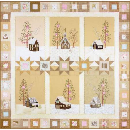 Quilt Lace Cabins BOM Set Completo - Crabapple Hill Crabapple Hill Studio - 1