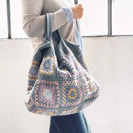 Kit Borsa Uncinetto Multi Granny Bag - 9 Gomitoli Roberta De Marchi - 1