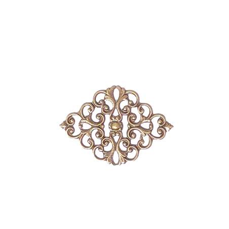 Vintaj, Natural Brass- Ferro battuto a scorrimento