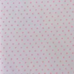 Mas D’Ouvan, Tessuto grigio con pois Rosa