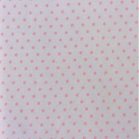 Mas D’Ouvan, Tessuto grigio con pois Rosa