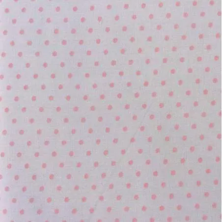 Mas D’Ouvan, Tessuto grigio con pois Rosa