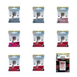 45 Aghi misti per macchina da cucire - Top Stitch, Jersey, Super Stretch, Microtex, Antiglue