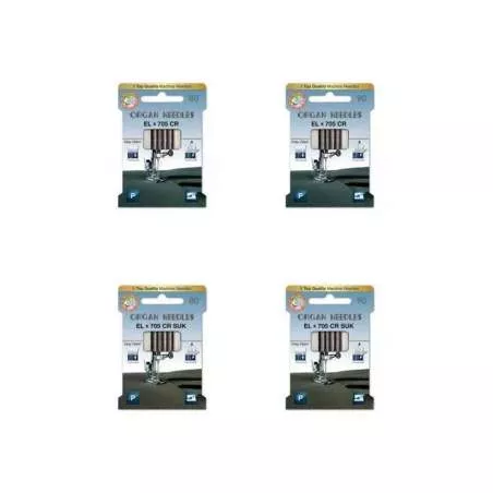 20 Aghi misti per macchina taglia cuci - EL x705 e EL x705 SUK