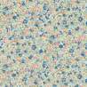 Sevenberry, Tessuto Fondo Panna con Fiori Azzurri e Rosa Sojitz Fashion - 1 Sevenberry, Tessuto Fondo Panna con Fiori Azzurri e Rosa Sojitz Fashion - 1