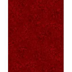 Tessuto Rosso Pergamentato con Viticci - Essentials Scroll, Wilmington Prints Wilmington Prints - 1