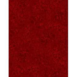 Tessuto Rosso Pergamentato con Viticci - Essentials Scroll, Wilmington Prints Wilmington Prints - 1