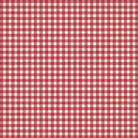 Maywood Studio, Beautiful Basics Red Classic Check, Tessuto a Quadretti Rossi