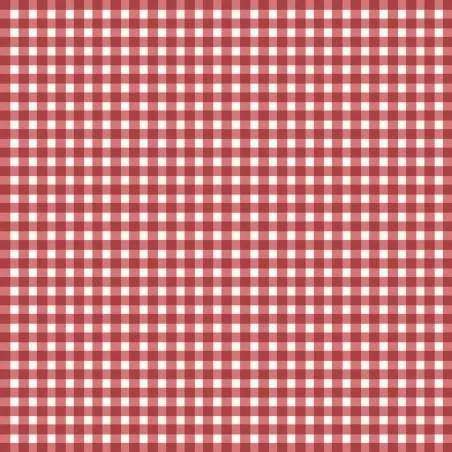 Maywood Studio, Beautiful Basics Red Classic Check, Tessuto a Quadretti Rossi