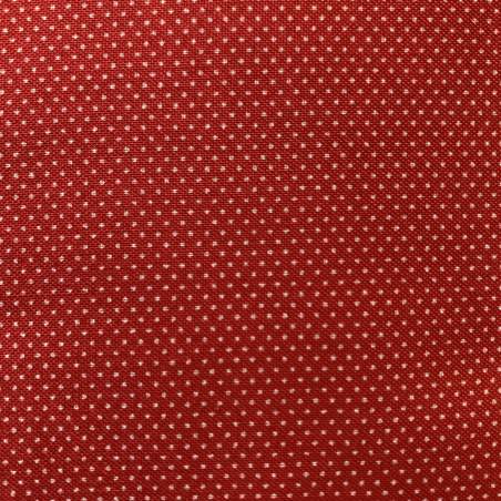 Tessuto rosso con micro pois - Durham Collection, Lecien