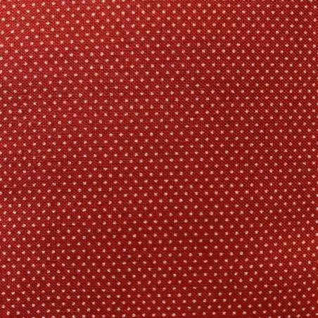 Tessuto rosso con micro pois - Durham Collection, Lecien