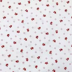 Henry Glass, Collezione A Year of Love by Mary Jane Carey, Tessuto Fondo Panna con Fiori Rossi Henry Glass - 1